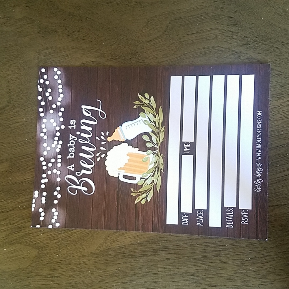 New Invatations Baby shower invites